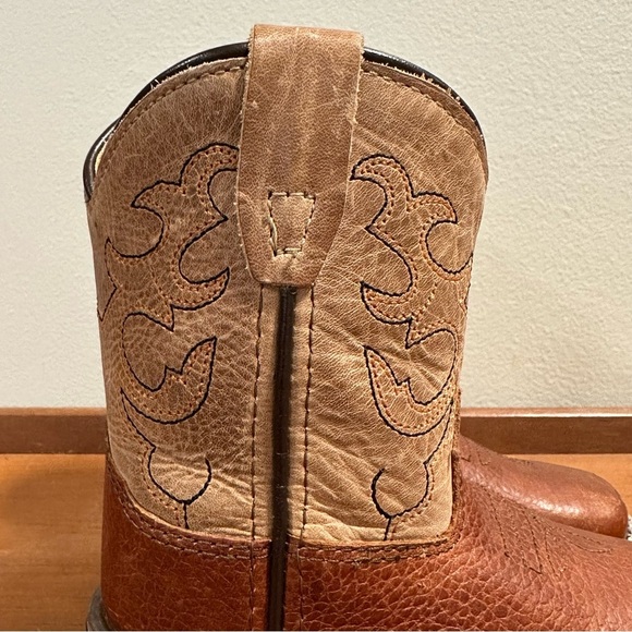 Smokey Mountain Youth Leather Cowboy Boots Size 5 - Picture 6 of 12